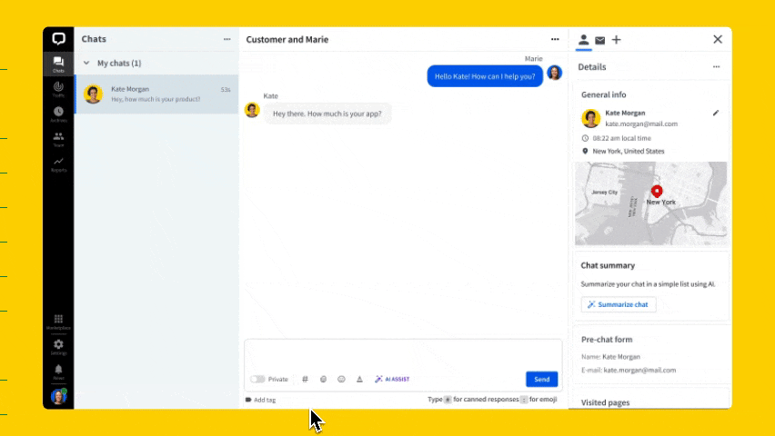 Automated tag gif